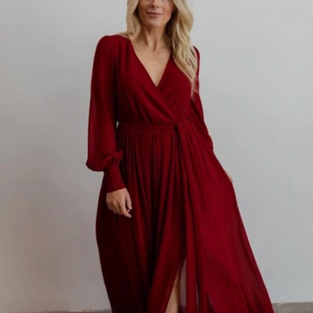 Baltic Born Celine Maxi dress, color wine, brand new, never worn!!!